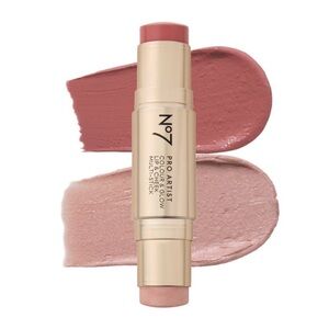 No7 Pro Artist Colour & Glow Multistick Rose Pink/Pearl Glow NEW